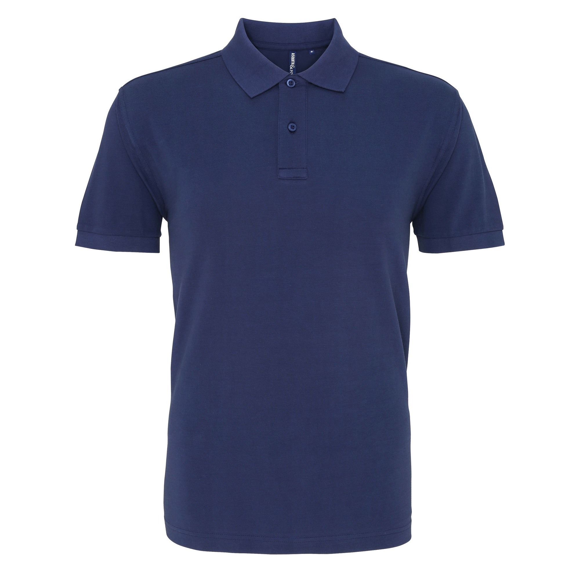 Asquith & Fox Herren-Poloshirt mit kurzen Ärmeln (Denim) Image