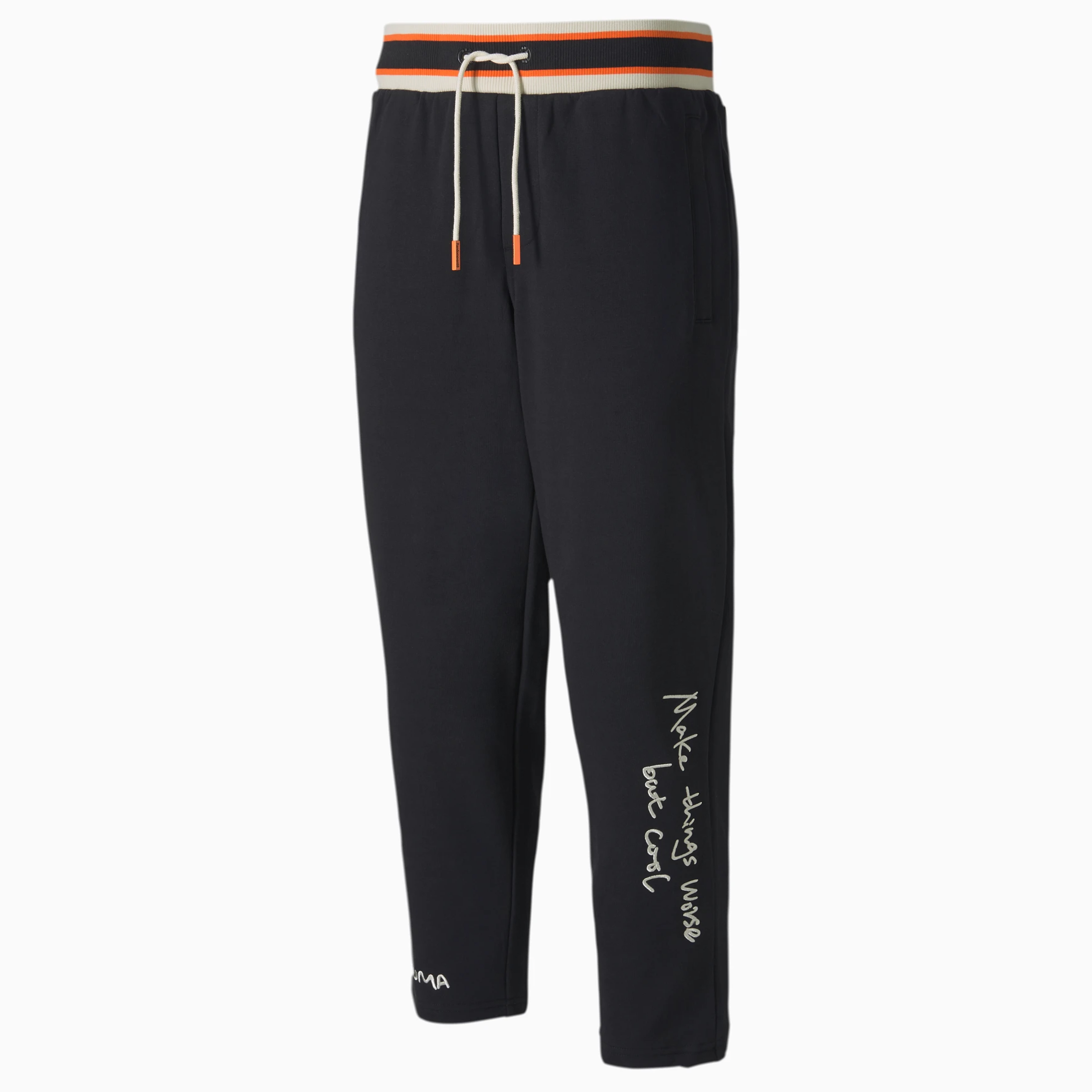 Puma x Rdet Randomevent Black Herren Cropped Sweat Hosen Jogger 596667 01 Image