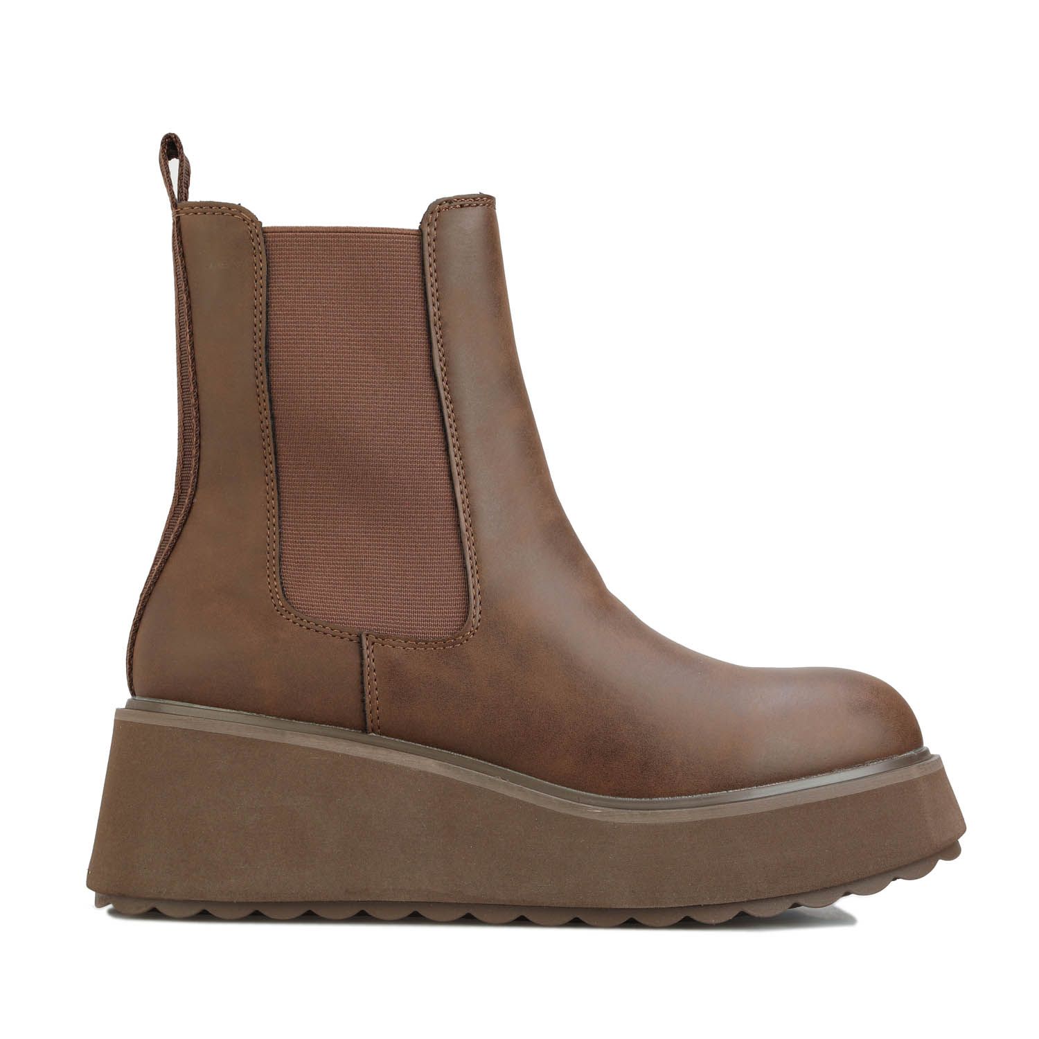 Rocket Dog Heyday Plateau Chelsea Boots für Damen in Braun