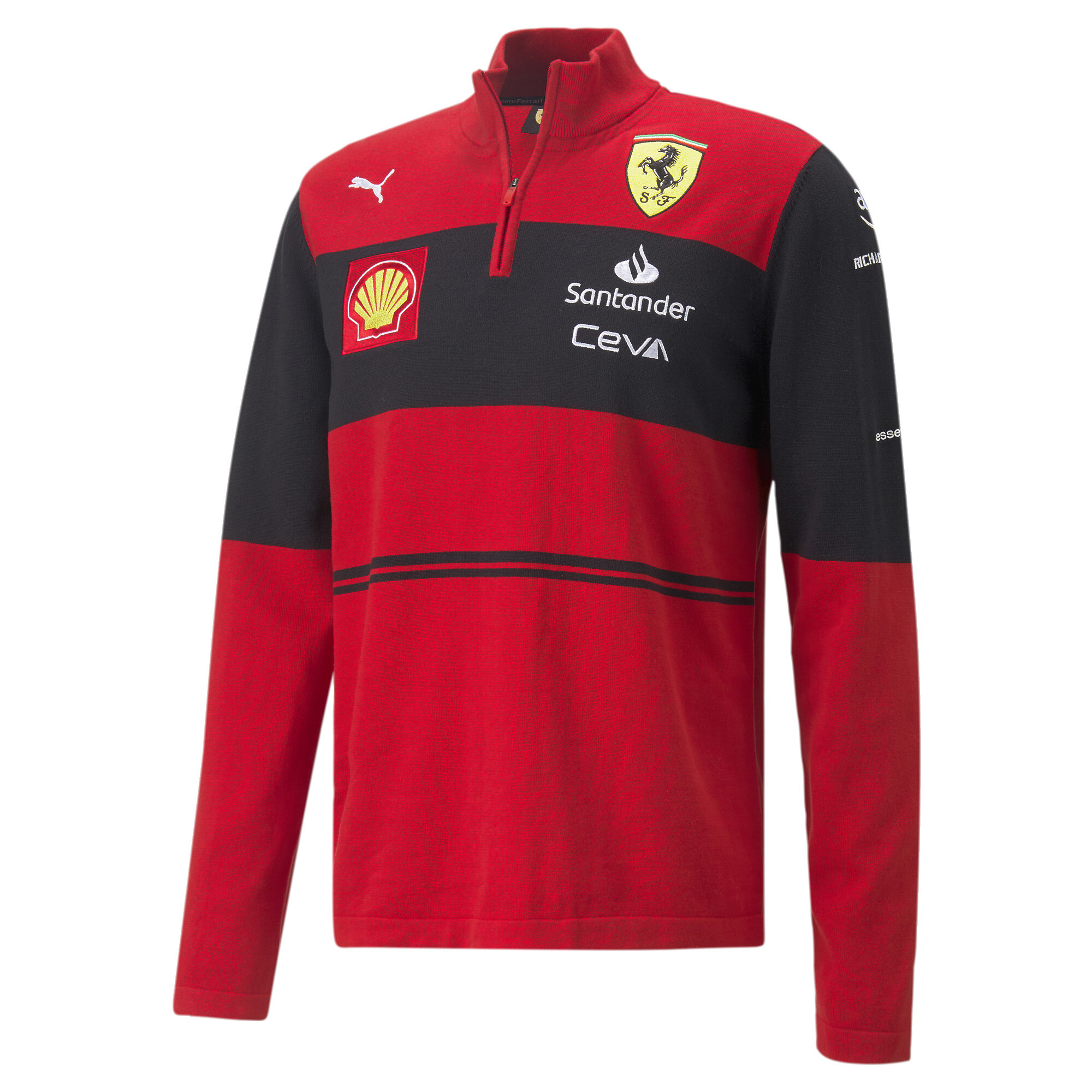 Puma Scuderia Ferrari Herren Red Strick -Pullover Image