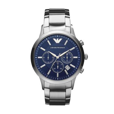 Emporio Armani Renato Silber Herren Armbanduhr AR2448