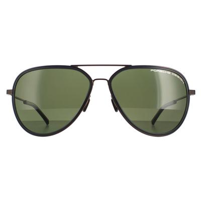 Porsche Design Aviator Herren Braun Braun Polarisiert P8691