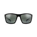 Maui Jim Square Mens Gloss Black Neutral Grey Polarized Sonnenbrillen