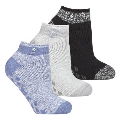 Wärmehalter - 3-Paar-Multipack Damen-Slipper-Socken mit Grippern - Pisa 1 Image