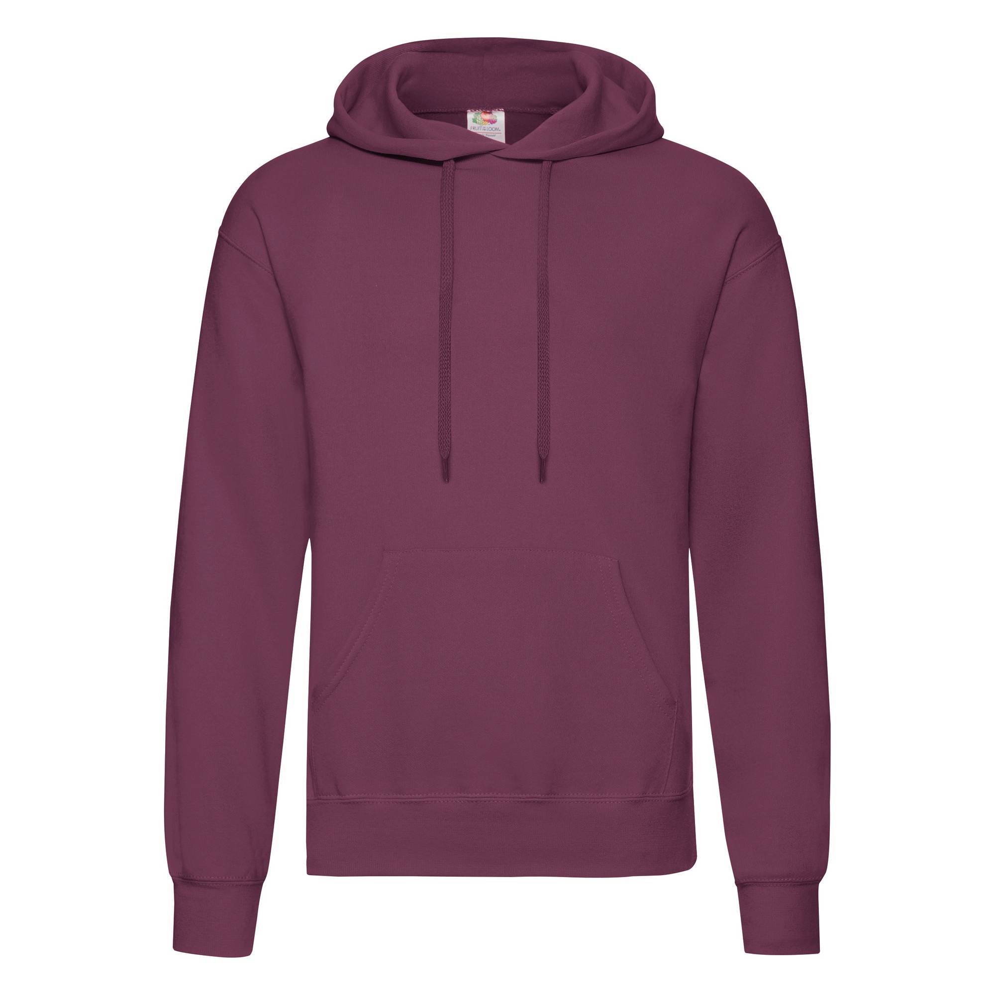 Fruit Of The Loom Herren Sweatshirt mit Kapuze / Hoodie (Burgund) Image