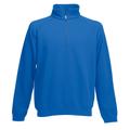 Fruit Of The Loom Herren Premium 70/30 Zip Neck Sweatshirt (Königsblau)