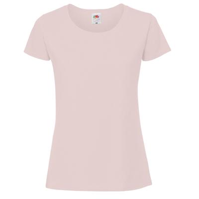 Fruit Of The Loom Damen/Damen Ringspun Premium T-Shirt (Powder Rose) Image