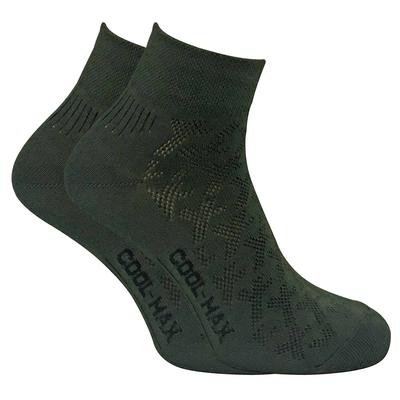 2 Paar Herren Coolmax atmungsaktiv Low Cut Knöchel Wandern Socken für Sommer Image