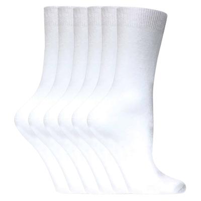 Sock Snob - 6 Paar Damen einfarbige Baumwollsocken Image
