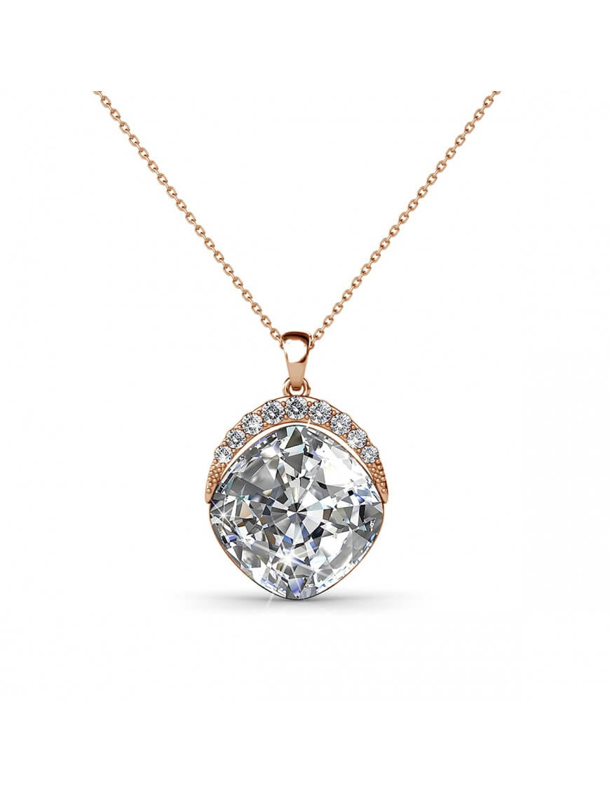 Tiffy-Anhänger - Rose Gold und Kristall Image