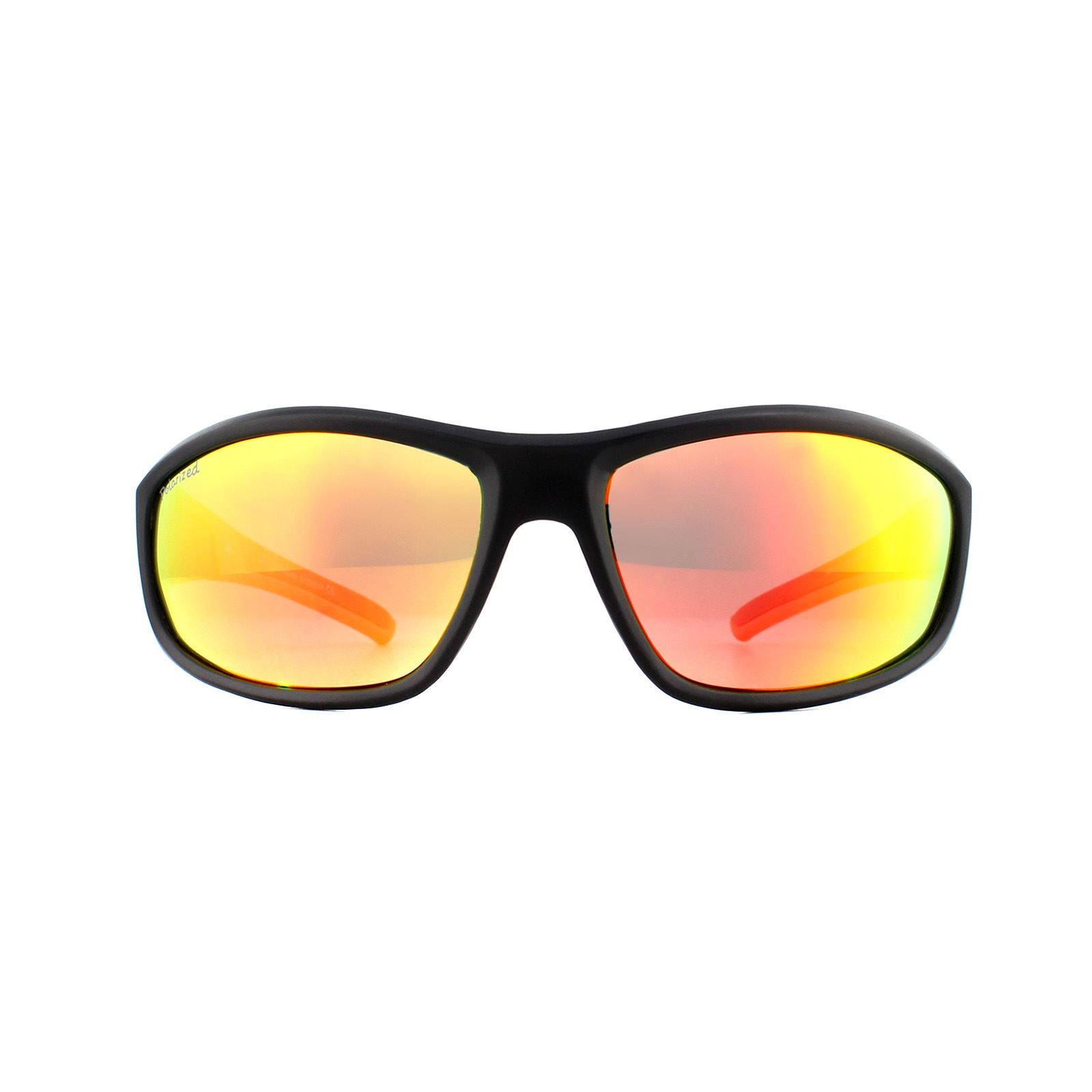 Montana Sonnenbrille SP311A Schwarzer Gummi Rauch Polarisiert Image