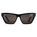 Saint Laurent Cat Eye Damen Schwarz Schwarze Sonnenbrille