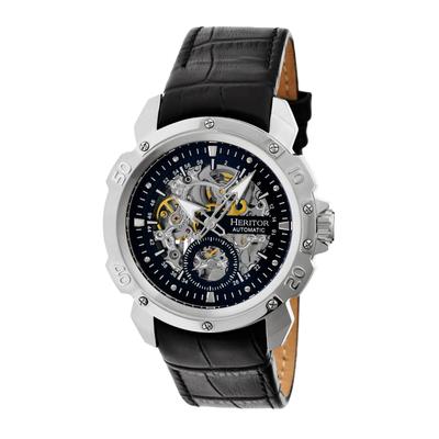 Montre automatique Heritor Conrad Skeleton à bracelet en cuir Image