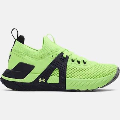 Under Armor Project Rock 4 Green Womens Trainer Image
