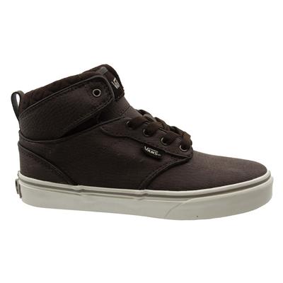 Vans Kids Braun Hi Top Leder Schnürungstrainer VVH1GJ2