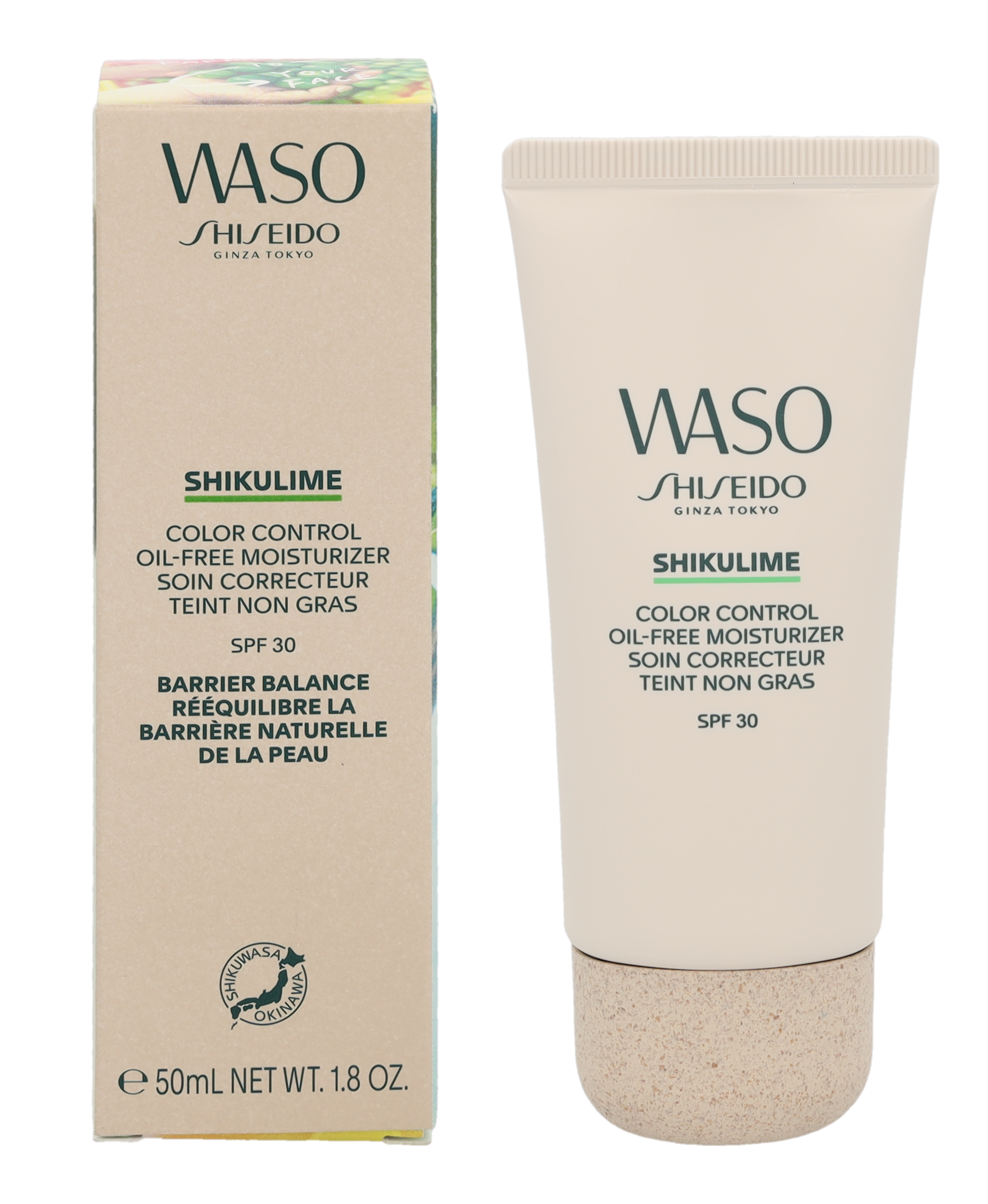 Shiseido WASO Shikulime Color Control Moisturizer SPF30. Image