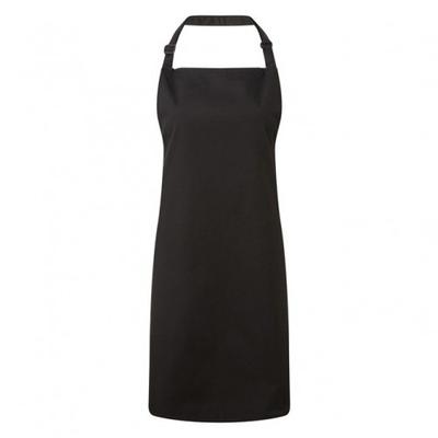 Premier Unisex Erwachsene HeiQ Viroblock Vollschürze (Schwarz) Image