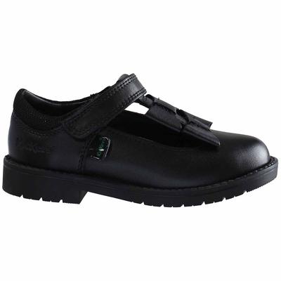 Kicker Lachly Bow Kinder schwarze Schuhe Image