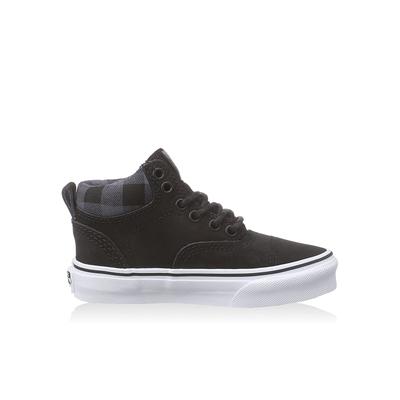 Vans Era Hi Mte Schnür-up schwarzer Nubuck Leder Kinder Plimsolls 302i2j Black/Nubuck