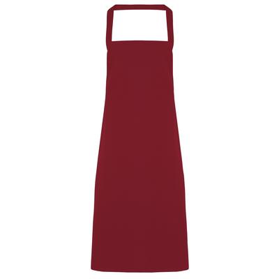 Premier Ladies/Womens Slim Apron (ohne Tasche) (2er-Pack) (Burgunderrot)