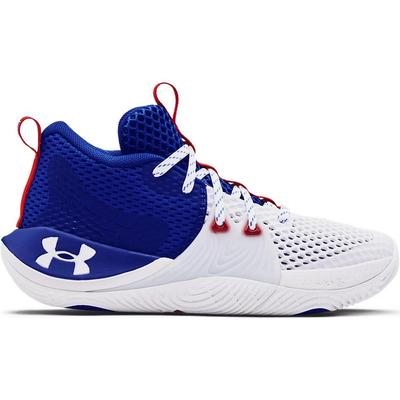 Under Armour GS Embiid 1 Kinder Weiß/Blau -Basketball -Trainer