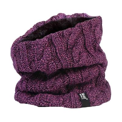 Wärmehalter - Ladies Thick Cable Knit Fleece Lined Neck Warmer Image