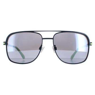 Superdry Sonnenbrille Miami SDS 006 Schwarz und Grün Grau