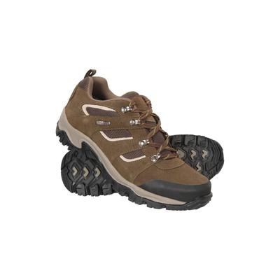Mountain Warehouse Herren Voyage Wildleder wasserdichte Wanderschuhe (Braun) Image