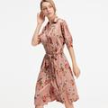 Hemdkleid mit Blumendruck