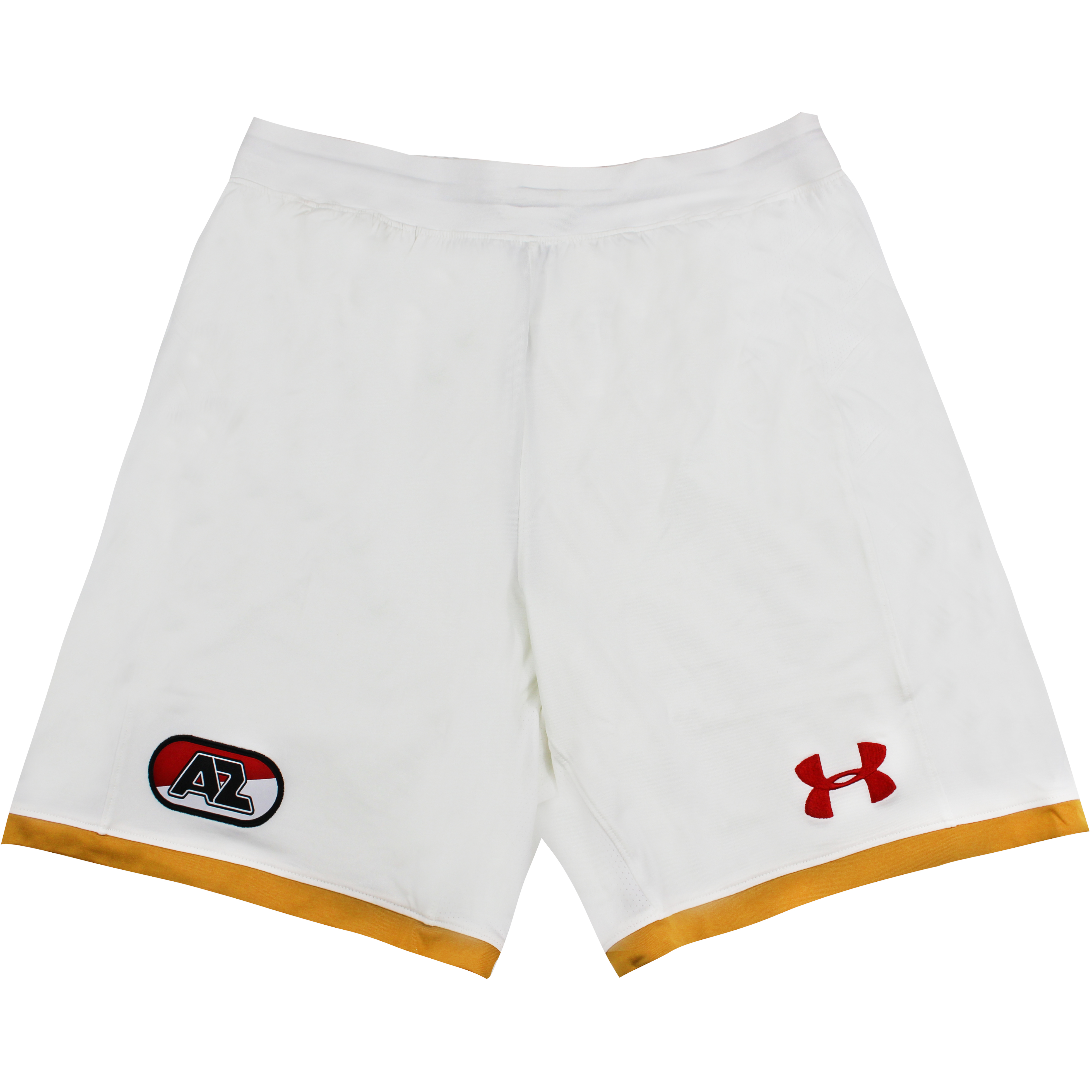 Under Armour AZ Alkmaar weiße MENS Home Football Shorts 1294987 101 Image