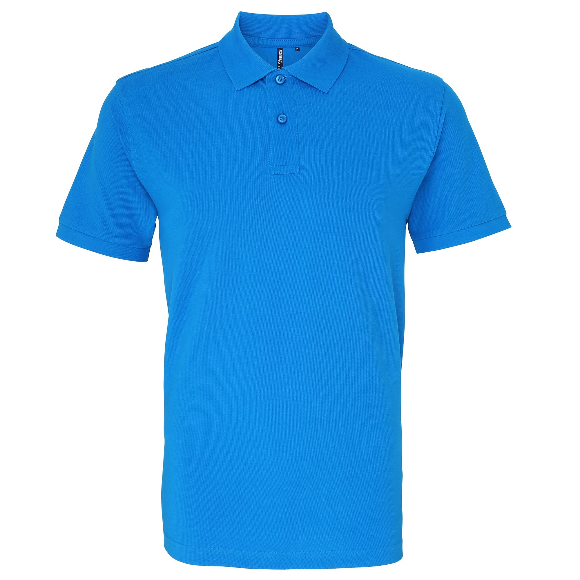 Asquith & Fox Herren-Poloshirt mit kurzen Ärmeln (Sapphire) Image