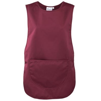 Premier Ladies/Womens Pocket Tabard (Burgunderrot) Image