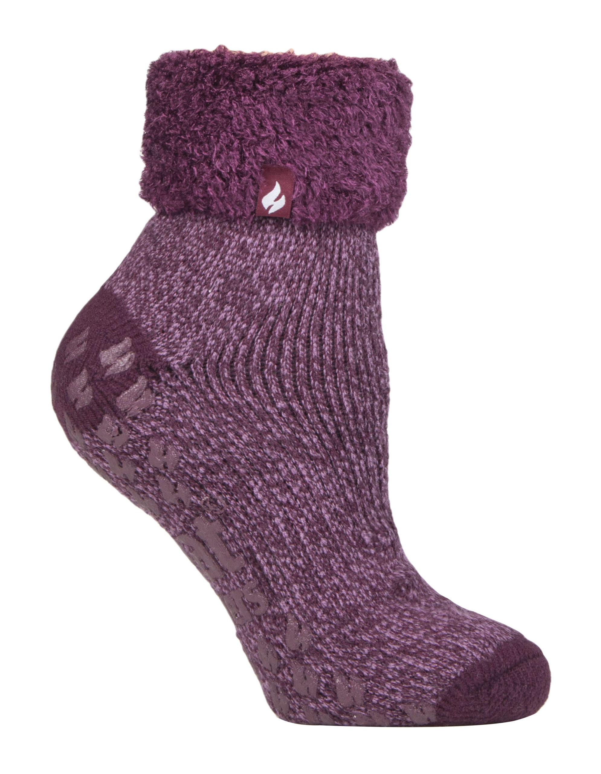 Heat Holders rutschfeste, flauschige Thermo-Slipper-Socken für Damen Image