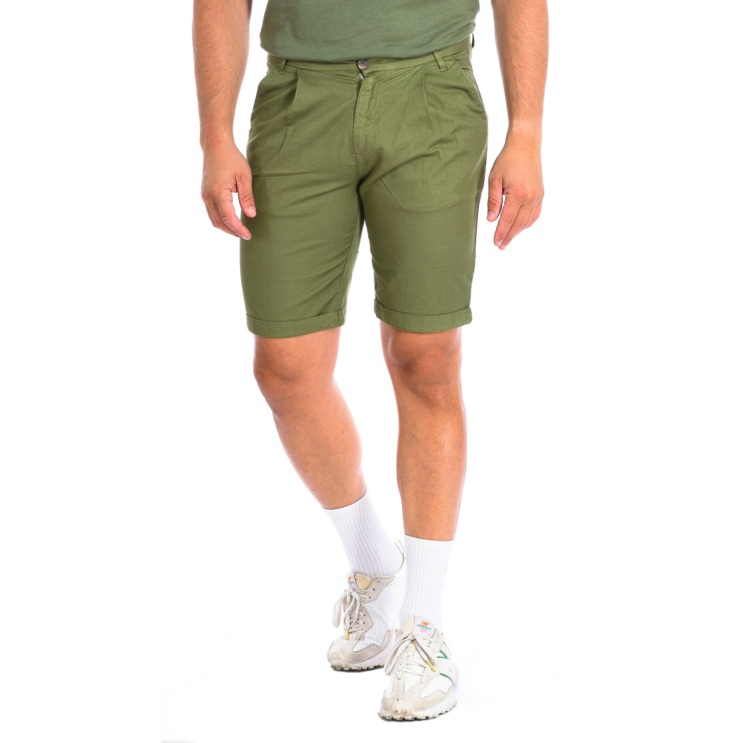 Herren-Bermudashorts mit geradem Saum TMB004-TL121 Image