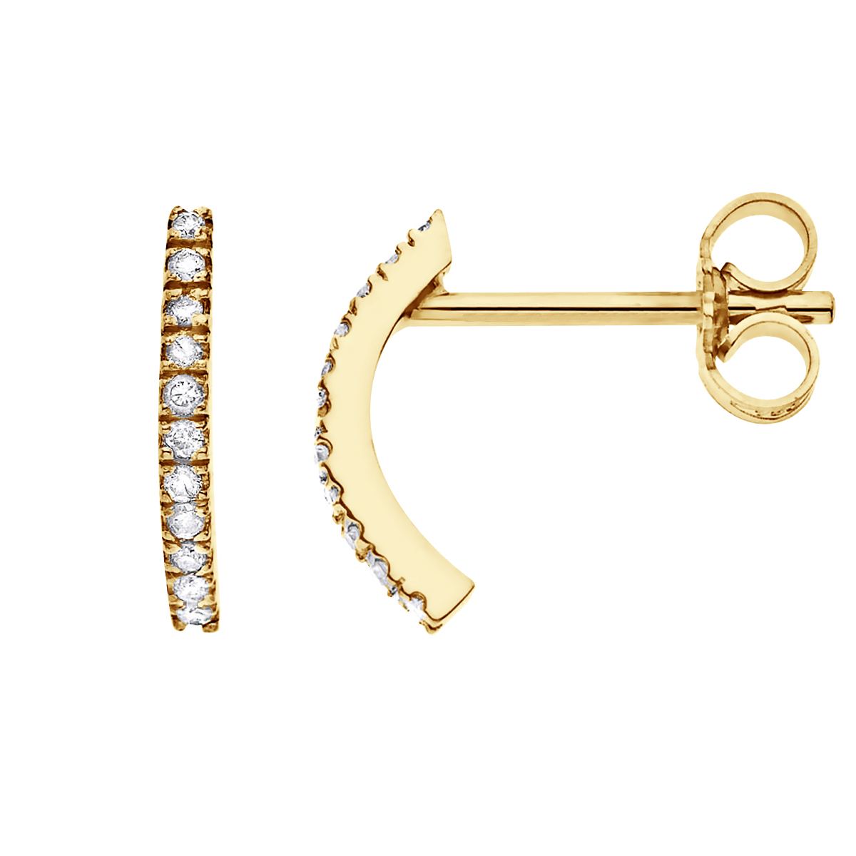 DIADEMA - Ohrringe - Diamanten - Gelbgold Image