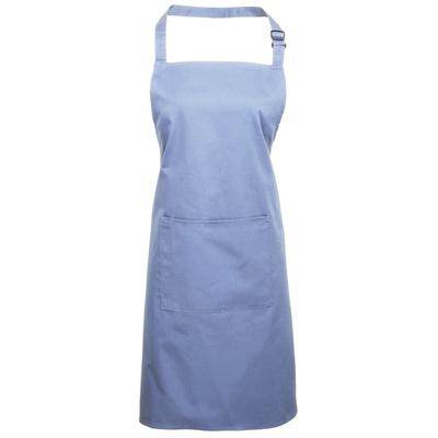 Premier Ladies/Womens Colours Bip Schürze mit Tasche (Mittelblau) Image