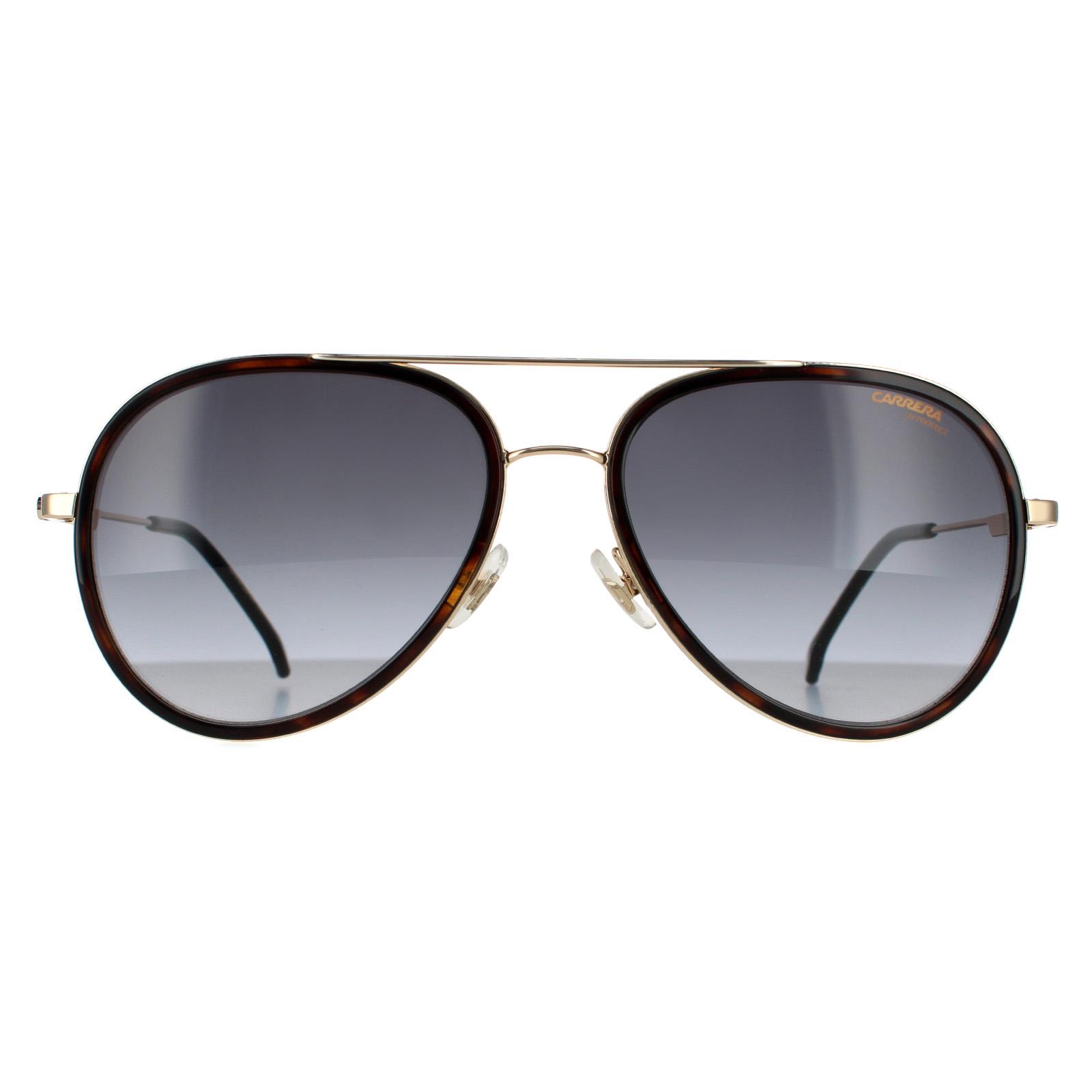Carrera Aviator Mens Dark Havana Dark Grey Gradient Sonnenbrille Image