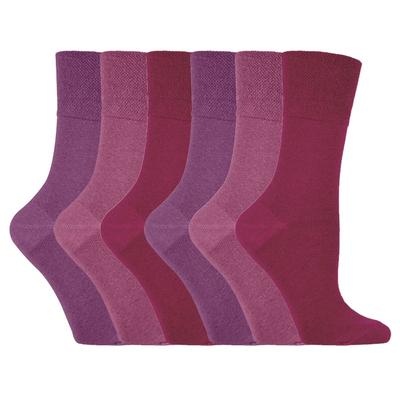 Gentle Grip - 6 Paar Damen Gentle Grip nicht elastische Socken - GG15 Image