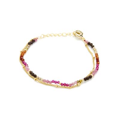 Luxenter Armband, Aiel Multicolour Turmalin Multicolour in 18K Gelbgold gefertigt