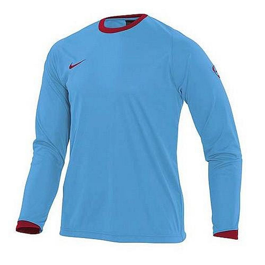Nike Logo Mens Blue Football Top Image