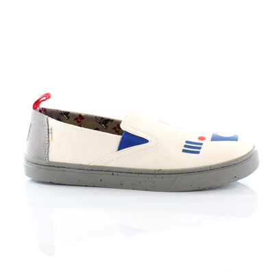 Toms x Star Wars Luca R2D2 Druck weiß niedriger Slip auf Trainer - Kinder Image