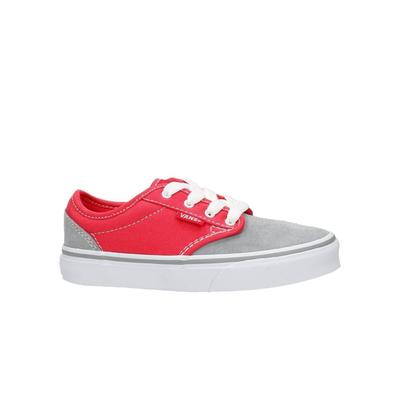 Vans Atwood Zwei-Ton-Schnürpink-Leinwand Kinder Plimsolls K2UC73