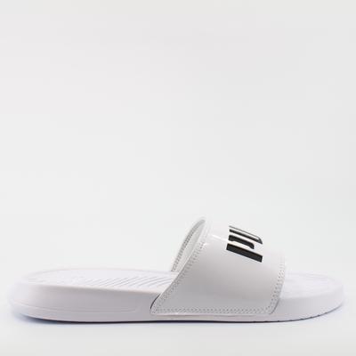 Puma Popcat Patent Frauen weiße Schieberegler Image