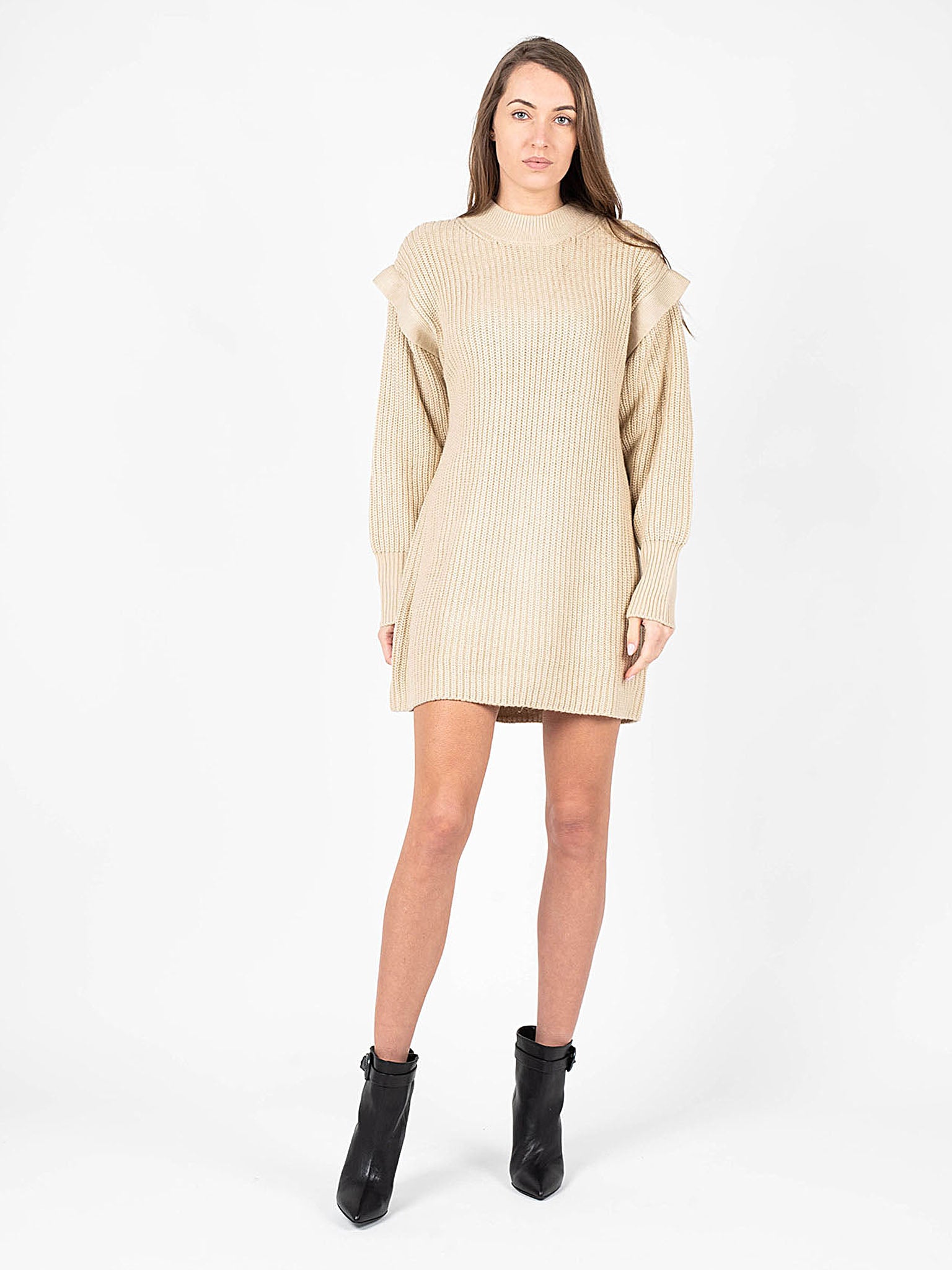 Silvian Heach Kleid Woman's Beige M