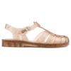 Damen Melissa Possession Glänzende Sandalen in Gold