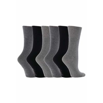Gentle Grip - 6 Paar Damen Gentle Grip nicht elastische Socken - GG12 Image