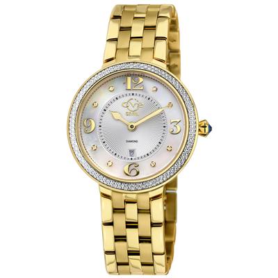 GV2 Womens Verona Schweizer Quarz Diamant Edelstahl Uhr