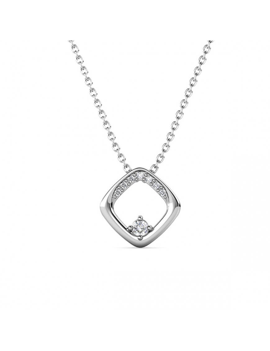 Adelise-Anhänger - Silber und Kristall