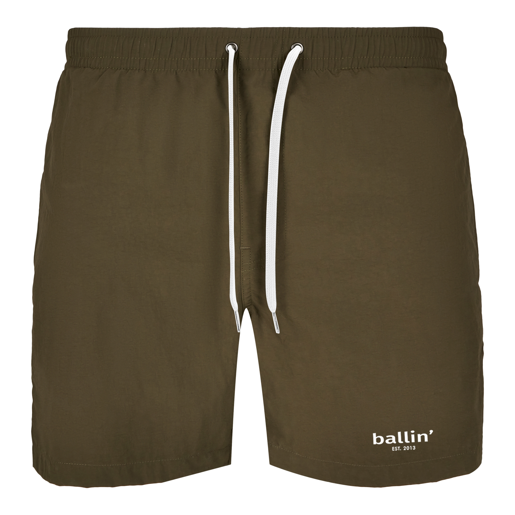 Small Logo Zwembroek von Ballin Est. 2013 in der farbe Grun und in größe S. Image