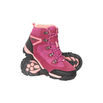 Mountain Warehouse Kinder/Kinder Trail Wildleder Wanderschuhe (Rosa) Image